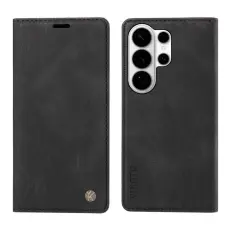 YIKATU - YIKATU Samsung Galaxy S26 Ultra Pl&aring;nboksfodral Konstl&auml;der - Svart