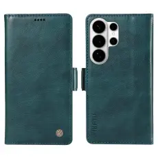 YIKATU - YIKATU Samsung Galaxy S26 Ultra Pl&aring;nboksfodral Konstl&auml;der Litchi - Bl&aring;