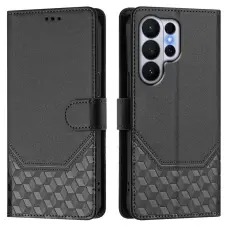 OEM - Samsung Galaxy S26 Ultra Skal Impr&auml;glat Honungskaka RFID Skydd - Svart