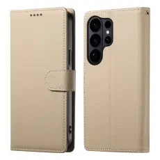 OEM - Pl&aring;nboksfodral f&ouml;r Samsung Galaxy S26 Ultra Magnetiskt Konstl&auml;der - Aprikos