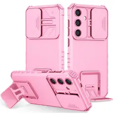 OEM - Mobilskal f&ouml;r Samsung Galaxy S26 Kamera Slider PC + TPU - Rosa