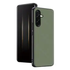 OEM - Mobilskal f&ouml;r Samsung Galaxy S26 Plus TPU + Konstl&auml;der - Gr&ouml;n