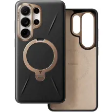 Torras - Torras Mobilskal f&ouml;r Samsung Galaxy S26 Ultra Magnetiskt med Kickstand - Svart