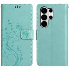 OEM - Pl&aring;nboksfodral f&ouml;r Samsung Galaxy S26 Ultra Konstl&auml;der - Gr&ouml;n