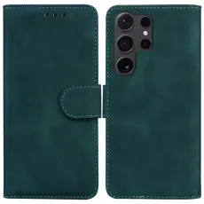 OEM - Pl&aring;nboksfodral f&ouml;r Samsung Galaxy S26 Ultra Konstl&auml;der - Gr&ouml;n