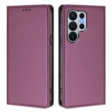 OEM - Pl&aring;nboksfodral f&ouml;r Samsung Galaxy S26 Ultra Konstl&auml;der RFID - Lila