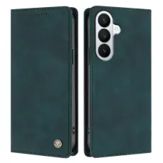 OEM - Pl&aring;nboksfodral f&ouml;r Samsung Galaxy S26 Ultra Konstl&auml;der RFID - M&ouml;rkgr&ouml;n