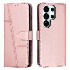 OEM - Pl&aring;nboksfodral f&ouml;r Samsung Galaxy S26 Ultra Konstl&auml;der - Ros&eacute;guld