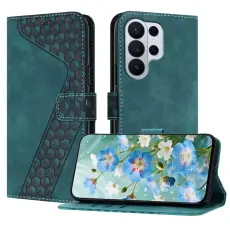 OEM - Pl&aring;nboksfodral f&ouml;r Samsung Galaxy S26 Ultra Konstl&auml;der Stativ - Gr&ouml;n