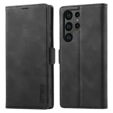 LC.imeeke - LC.IMEEKE Pl&aring;nboksfodral f&ouml;r Samsung Galaxy S26 Ultra Konstl&auml;der - Svart