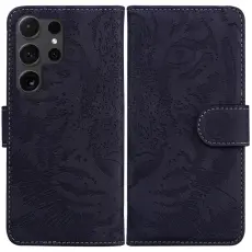 OEM - Pl&aring;nboksfodral f&ouml;r Samsung Galaxy S26 Ultra Konstl&auml;der - Svart