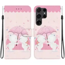 OEM - Pl&aring;nboksfodral f&ouml;r Samsung Galaxy S26 Ultra Konstl&auml;der - Svart