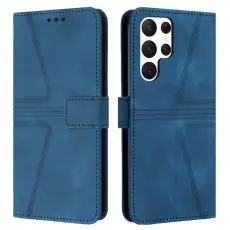OEM - Pl&aring;nboksfodral f&ouml;r Samsung Galaxy S26 Ultra Konstl&auml;der - Bl&aring;