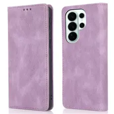 OEM - Pl&aring;nboksfodral f&ouml;r Samsung Galaxy S26 Ultra Magnetiskt Konstl&auml;der - Lila