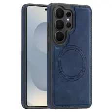 OEM - Mobilskal f&ouml;r Samsung Galaxy S26 Ultra Magnetiskt Konstl&auml;der - Safir