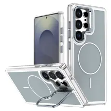 OEM - Mobilskal f&ouml;r Samsung Galaxy S26 Ultra Magnetiskt Kickstand TPU - Gr&aring;