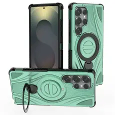 OEM - Mobilskal f&ouml;r Samsung Galaxy S26 Ultra Magnetiskt Kickstand TPU - Gr&ouml;n