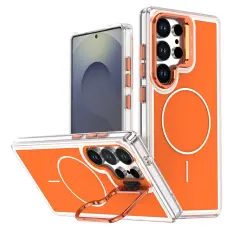 OEM - Mobilskal f&ouml;r Samsung Galaxy S26 Ultra Magnetiskt Kickstand TPU - Orange