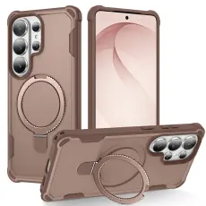 OEM - Mobilskal f&ouml;r Samsung Galaxy S26 Ultra Magnetiskt Kickstand TPU + PC - Guld