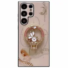 OEM - Mobilskal f&ouml;r Samsung Galaxy S26 Ultra Magnetiskt Kickstand TPU + PC - Guld