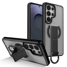 OEM - Mobilskal f&ouml;r Samsung Galaxy S26 Ultra Magnetiskt Kickstand TPU + PC - Svart