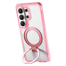 OEM - Mobilskal f&ouml;r Samsung Galaxy S26 Ultra Magnetiskt Kickstand TPU - Rosa