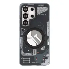 YOUNGKIT - YOUNGKIT Mobilskal f&ouml;r Samsung Galaxy S26 Ultra Magnetiskt Kickstand TPU - Svart