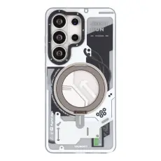 YOUNGKIT - YOUNGKIT Mobilskal f&ouml;r Samsung Galaxy S26 Ultra Magnetiskt Kickstand TPU - Vit