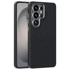 ABEEL - ABEEL Mobilskal f&ouml;r Samsung Galaxy S26 Ultra Magnetiskt Kolfiber - Svart