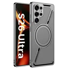 GKK - GKK Mobilskal f&ouml;r Samsung Galaxy S26 Ultra Magnetiskt PC + TPU - Gr&aring;