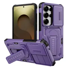 OEM - Mobilskal f&ouml;r Samsung Galaxy S26 Ultra PC + TPU Kickstand - Lila