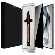 OEM - Sk&auml;rmskydd f&ouml;r Samsung Galaxy S26 Ultra Anti Spy H&auml;rdat glas - Svart