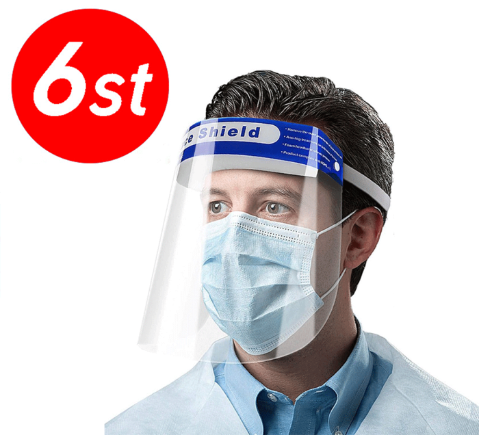 UTGATT1 - 6-PACK - Skyddsvisir / Visir / Munskydd / Ansiktsskydd