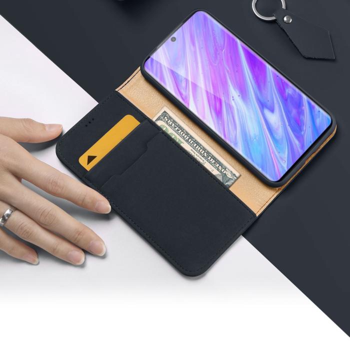 Dux Ducis - Dux Ducis Wish Series Äkta Läderfodral till Galaxy S20 Plus - Blå