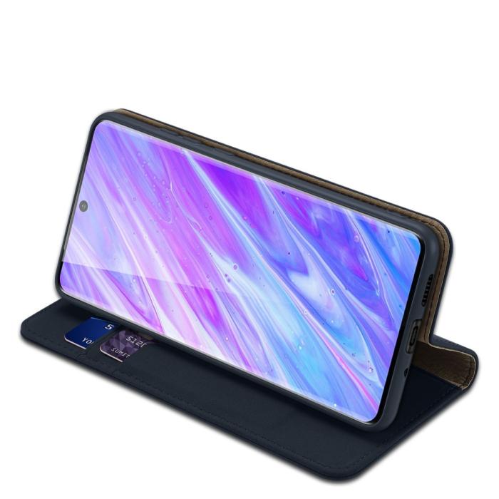 Dux Ducis - Dux Ducis Wish Series Äkta Läderfodral till Galaxy S20 Plus - Blå