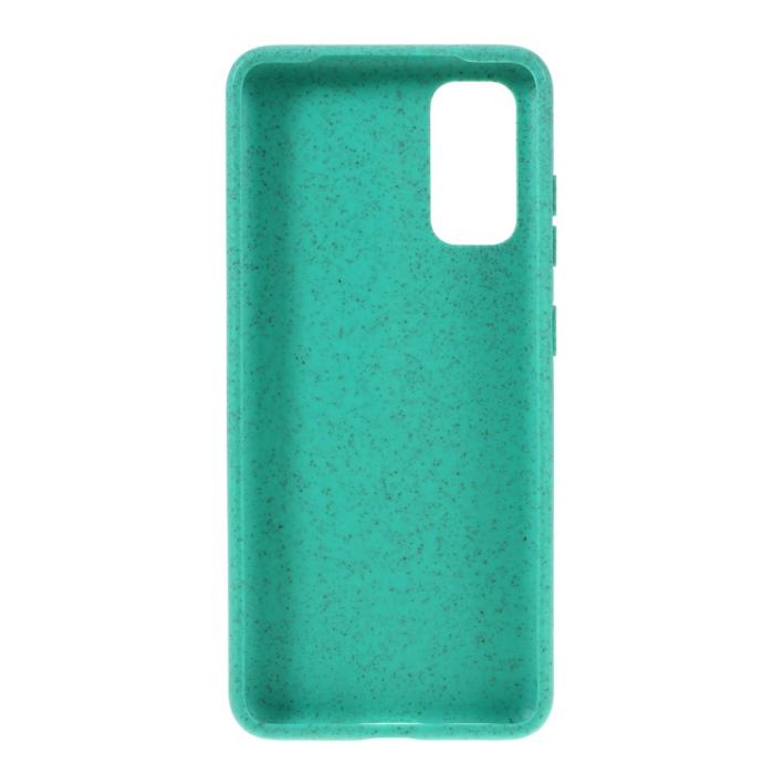 OEM - Wheat Straw Eco-Vänlig Mobilskal för Galaxy S20 Plus - Cyan