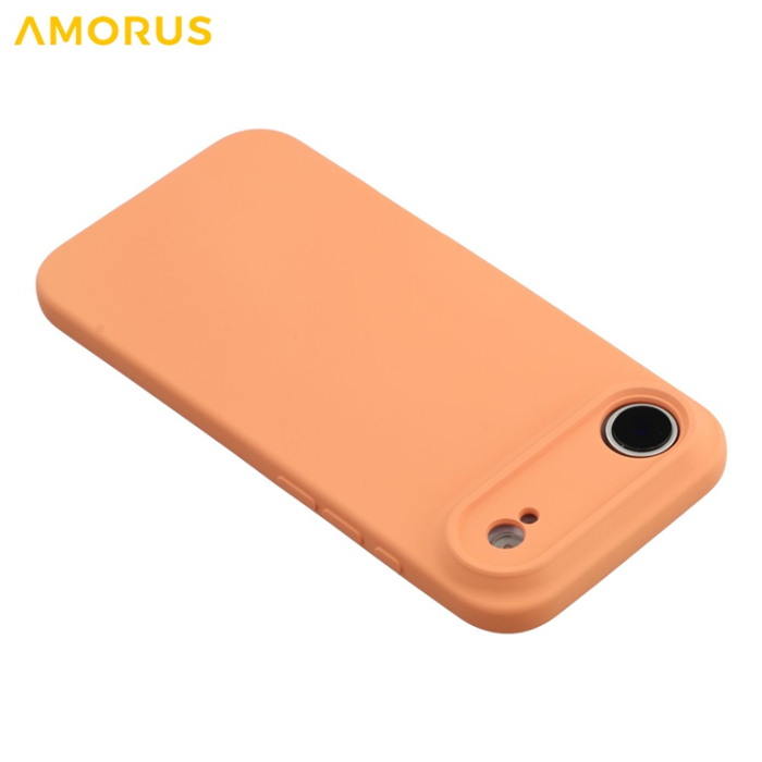 Amorus - AMORUS iPhone Air Mobilskal Precise Cutouts TPU Fiber - Orange