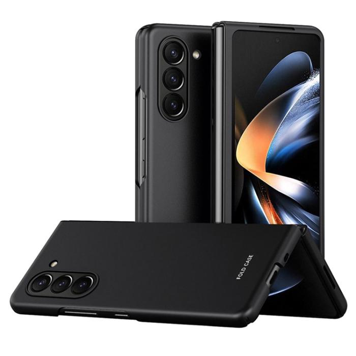 OEM - Galaxy Z Fold 5 Mobilskal Rubberized - Svart
