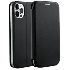 Beline - Beline iPhone 15 Pro Pl&aring;nboksfodral Magnetic - Svart