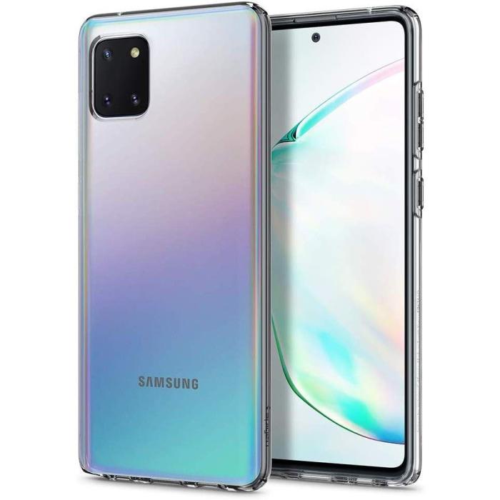 UTGATT5 - Spigen Flytande Crystal Galaxy Note 10 Lite Crystal Clear