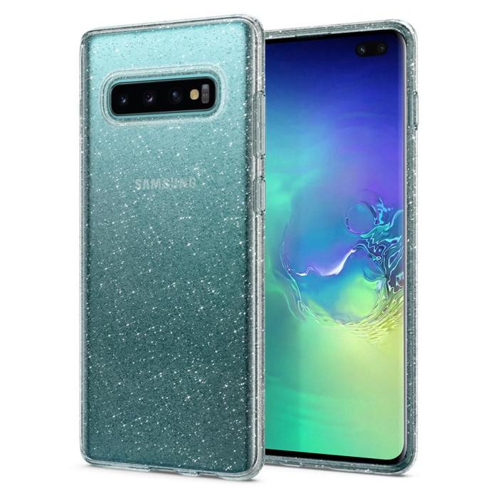 UTGATT5 - Spigen Flytande Crystal Galaxy S10 + Plus Glitter Crystal