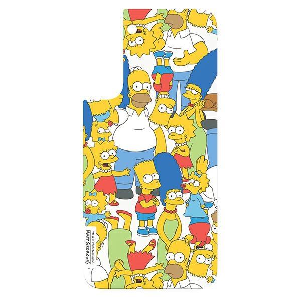 Mobilskal till Samsung Galaxy S22 Panel till Simpsons Mix - Vit