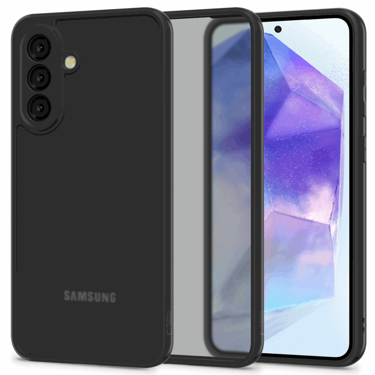 Tech-Protect Galaxy A56 5G Mobilskal Magmat - Matt Svart | 2353 | AlltMobil