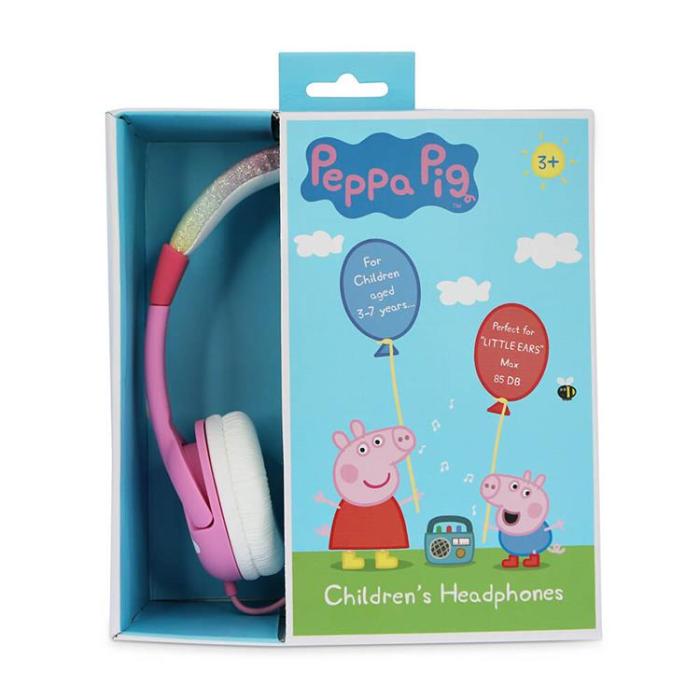 Peppa Pig - PEPPA PIG Hörlurar Junior On-Ear 85dB Prinsessan Peppa - Rosa