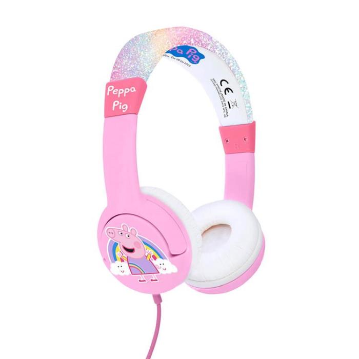 Peppa Pig - PEPPA PIG Hörlurar Junior On-Ear 85dB Prinsessan Peppa - Rosa