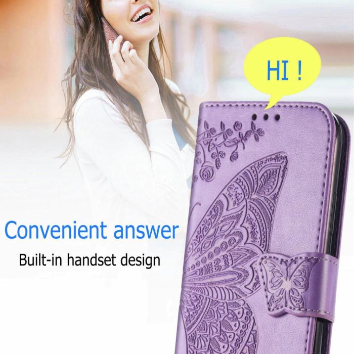 OEM - Butterfly Plånboksfodral till Sony Xperia 10 III - Lila