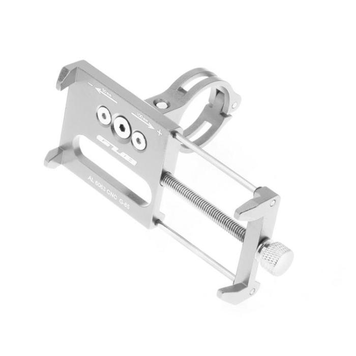Gub - GUB Cykelhållare För Mobil G85 Aluminium - Silver