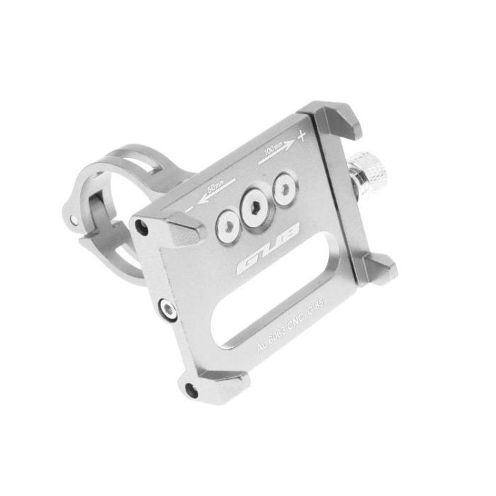 Gub - GUB Cykelhållare För Mobil G85 Aluminium - Silver