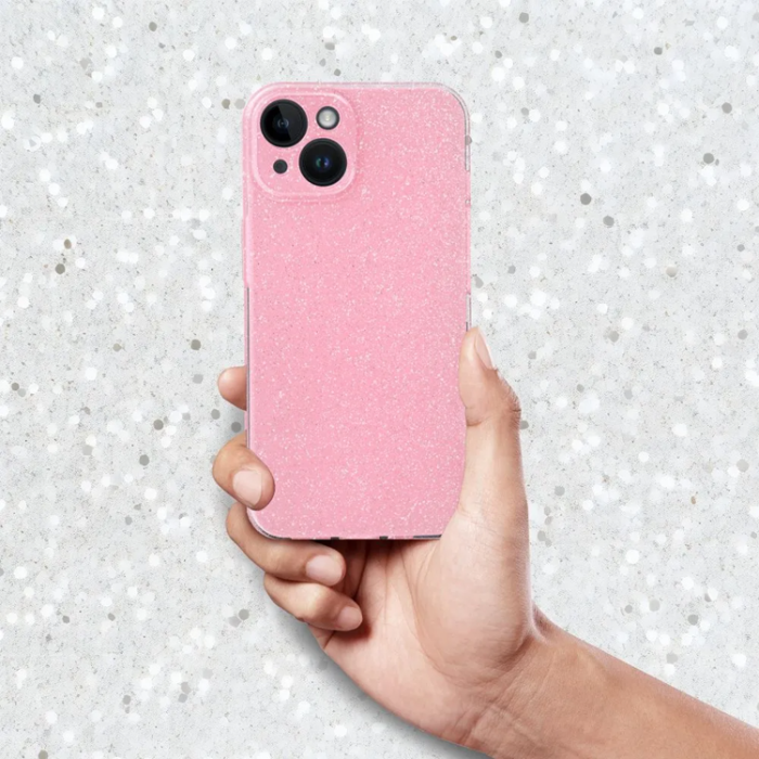 OEM - Xiaomi Redmi 14C Mobilskal Clear 2mm Blink - Rosa