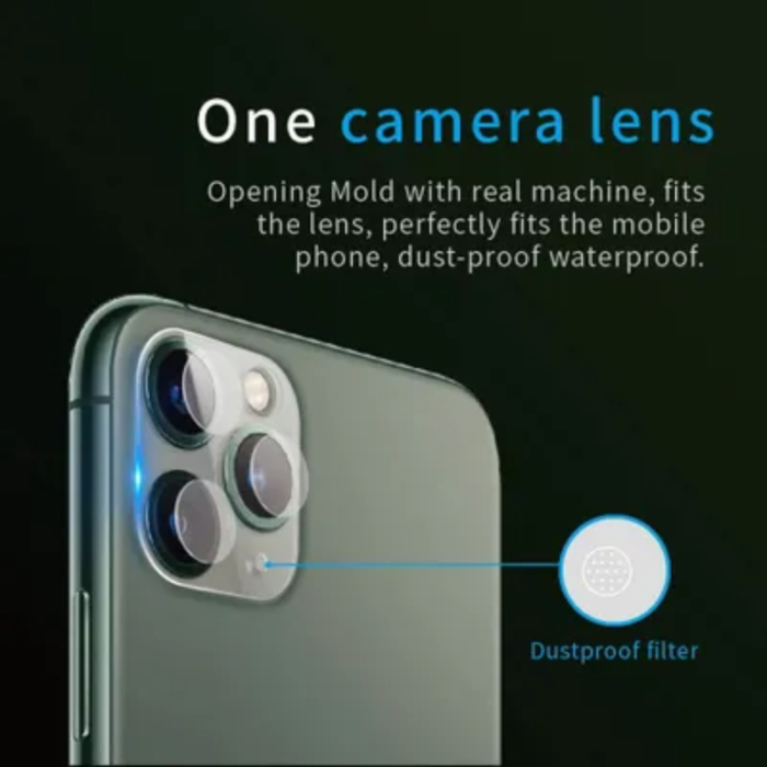 OEM - iPhone 15 Pro Max/15 Pro Kameralinsskydd i Härdat glas - Clear